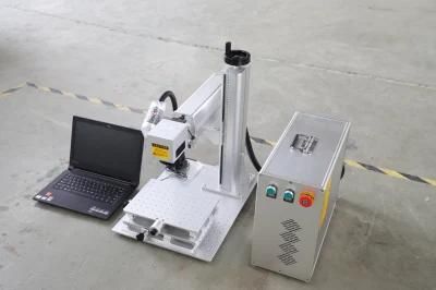 50 Watt Jpt Raycus Aluminium Auto Parts Fiber Laser Marking
