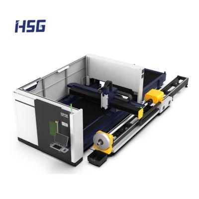 4000W Stainless Steel Iron Sheet and Tube Laser Cutting Machine