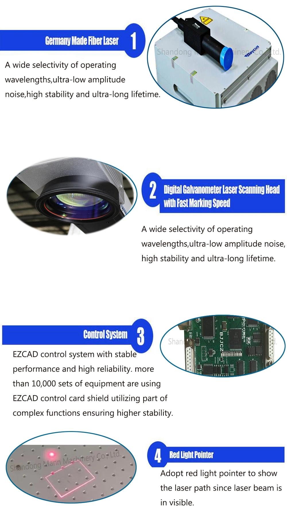 30W Mini Laser Etcher Machine Fiber Laser Engraving Machine