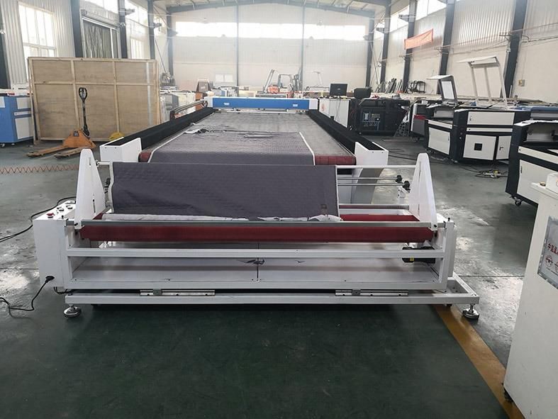 Auto Feeding Fiberglass Fabric Cloth Leather Laser Cutting Machine Flc1810CD