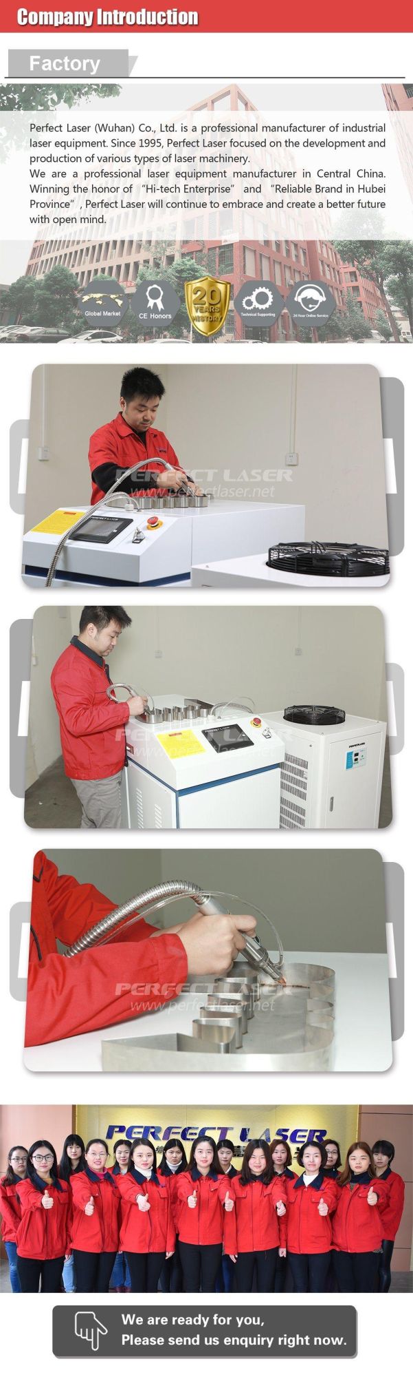 Factory - Direct Handheld 500W 1000W 2000W Fiber Laser Welding Machine for Metal