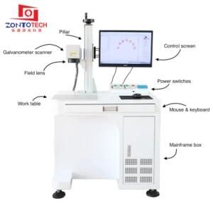 20W 30W 50W Portable Fiber Laser Marking Machine for Metal Engraving