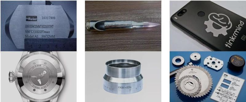 Fiber Laser Marking Machine Logo Printing and Engraving Printer 100W 50W