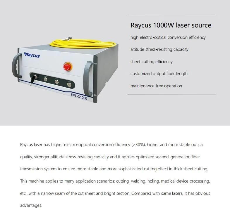 Professional Fiber Laser Cutting Machine for Metal Steel Tube Pipe