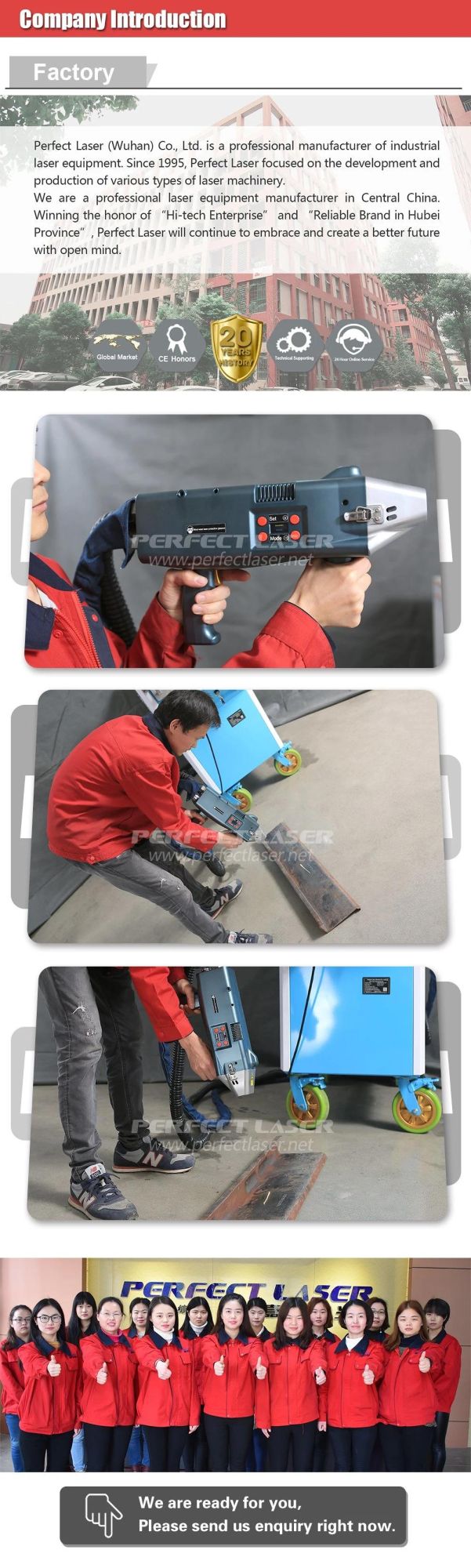 Portable 100 Watts Jpt Laser Paint Rust Removal Cleaning Machine