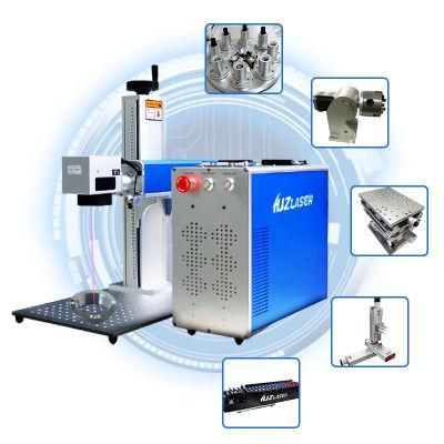 20W Fiber Laser Marking Machine for Marking Logo Manufacture Date Trademark on Productions