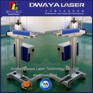 Assembly Line Flying 10W Fiber Laser Marking Machine