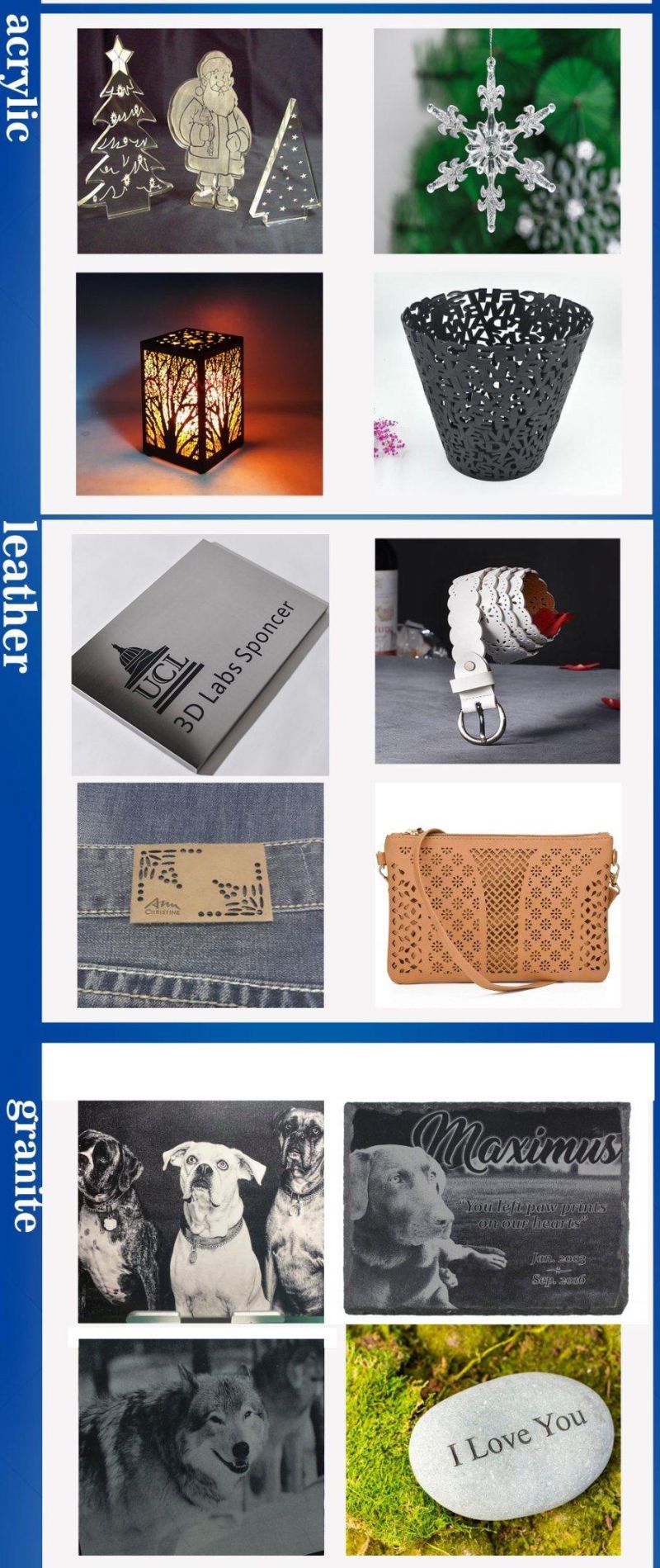 1300 X 900 mm CO2 Laser Engraving Machine Laser Cutting Machine for Wood Acrylic Leather