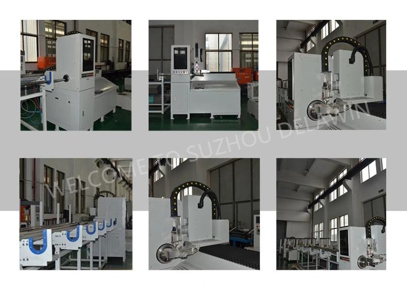 Combined Tube Piepe Fiber Laser Cutting Machine with Single Chuck
