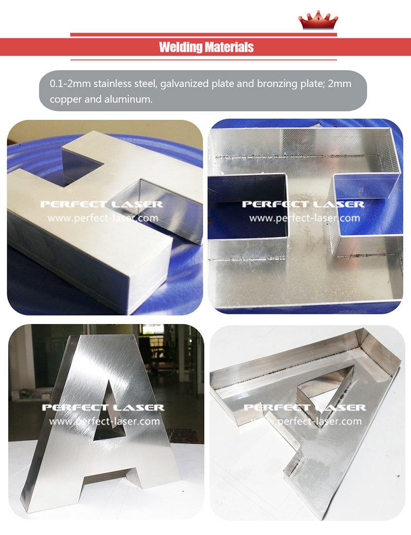 300W 450W LED Ad Letter Words Double Optical Paths Metal Letter Laser Welder