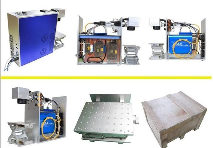 Portable Mini Type 20W 30W Fiber Laser Printing Marking Machine