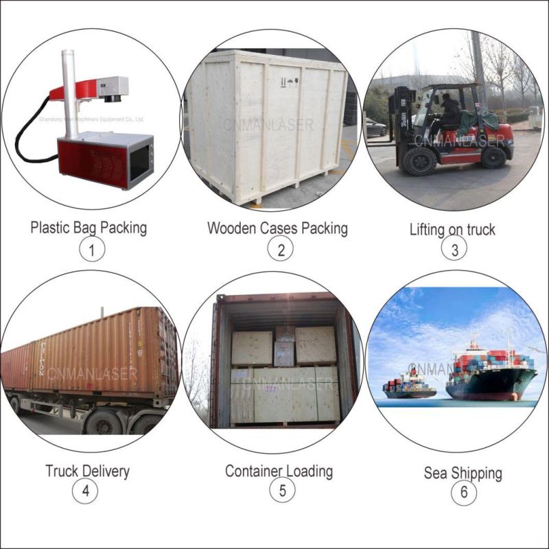 3 Years Warranty 20W 30W 50W 100W Fiber Laser Marking/Engraving Machine for Metal Steel Gold Silver Cooper