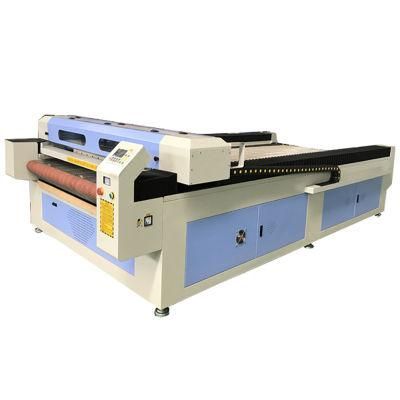 Apparel Industry Leather Textile Fabric Laser Cutting Machines with Rolling Table Single Ply Auto Cutter