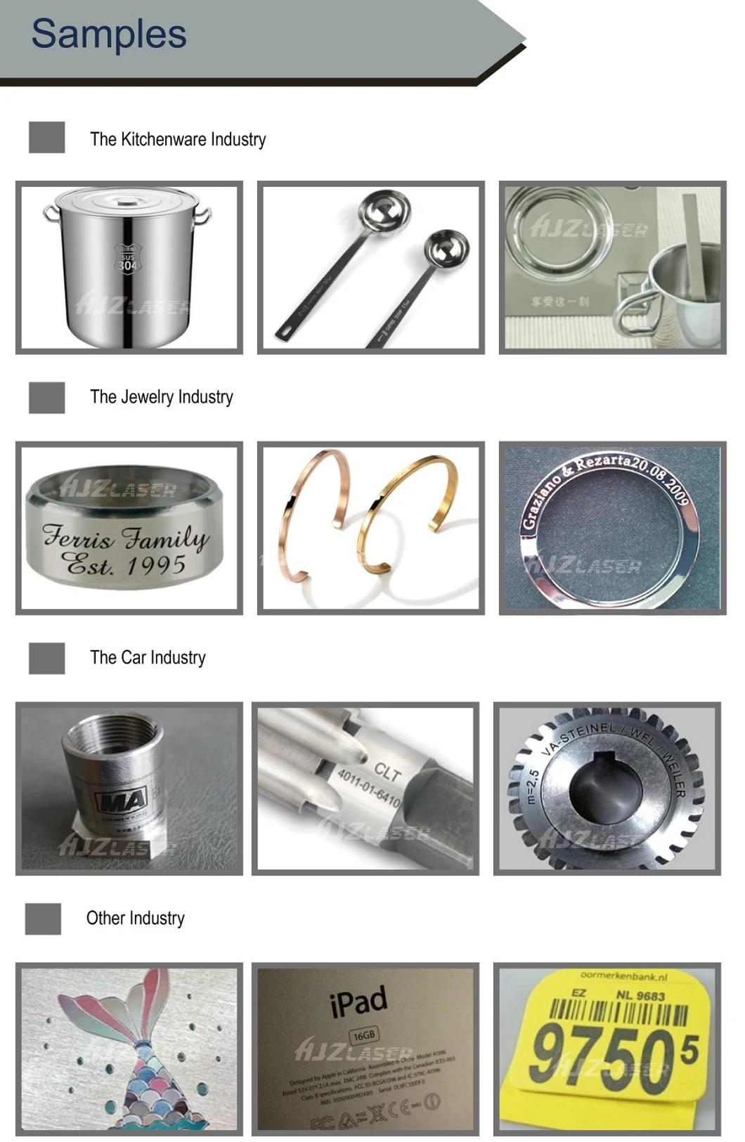 Portable Fiber Laser Marking Machine Metal Stainless Steel Aluminum Silver Gold Ring Jewelry Engraver