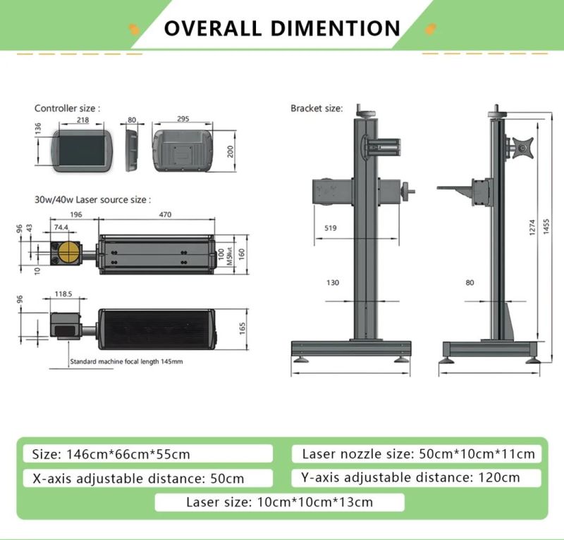 UV Flying Laser Marking Machine for Date/ Qrcode /Barcode Fast Laser Engraving Machine