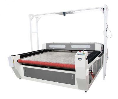 Auto Feeding CO2 Laser Cutting Machine for Cloth Fabric Leather Fiberglass Fabric Garments with CCD