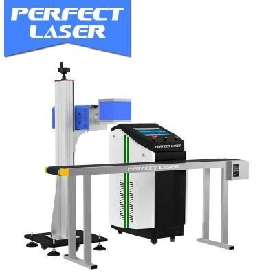 Online Flying CO2 Laser Marking Machine for Plastic ID Cards