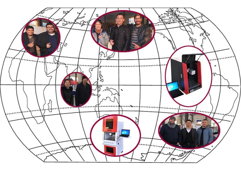 20W/ 30W/50W CO2 Fiber Laser Marking Machine for Leather Clothing
