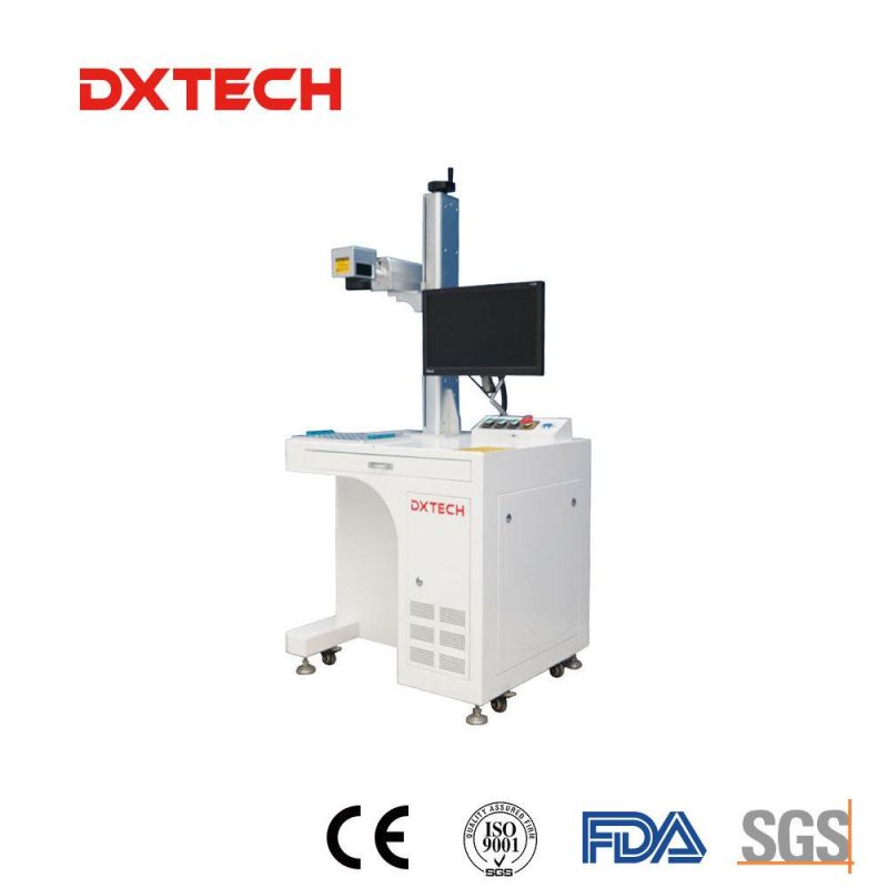Metal Etching in Automobile Making Industry of 200W Fiber Laser Printing and Marking Machine with Controlled Fracture Cutting