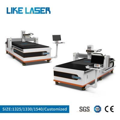 Non-Pollution Stainless Steel Decoration Machinery / Elevator Decoration Machine for Metal Surface Art Etching Art Glass