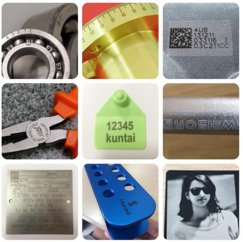 Ce SGS Certificates Metal Part 30W Fiber Laser Marking Machine
