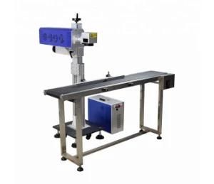 30W Online CO2 Laser Flying Marking Machine with Touch Screen PC with CE Factory Price