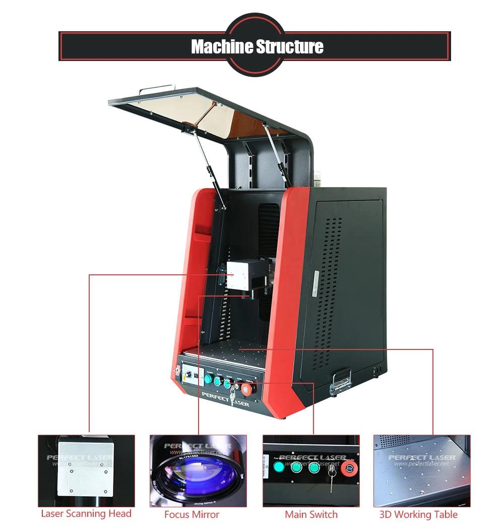 Enclosed Laser Marking Machine Engraving Letter Logos for Jewelry