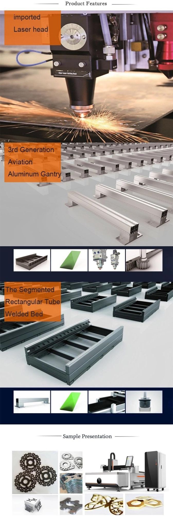 1kw/3kw/5kw Fiber Laser Cutting Machine