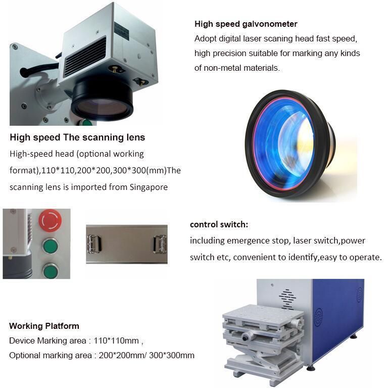 Portable CNC Laser Making Engraving Machine 20W 30W Price