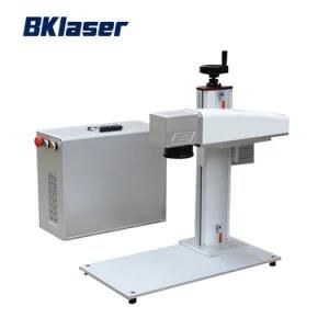 High Precision 15W 20W 30W 50W Portable Mini Fiber Color Laser Marking Machine for Metal /Pipe /Plastic /Tag /Key/Jewelry/Bottle