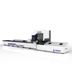 1000W-4000W Full Cover Automatic Metal Tube Metal Pipe Fiber Laser Cutting Machine