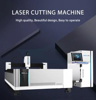 3015 1530 Fiber Laser 1000W Cutting Machine for Iron Carbon Stainless Steel Sheet Metal CNC Cutting Machine