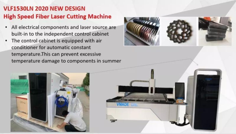 Metal Fiber Laser 1000W Steel Laser Cutting Machine for Carbon Steel Stainless Steel