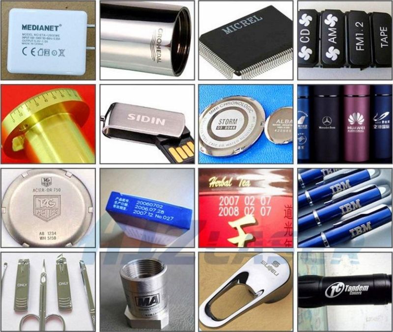 20W Marker Name Sign Steel Gold Silver Jewelry Pens Lock Fiber Laser Marking Machine