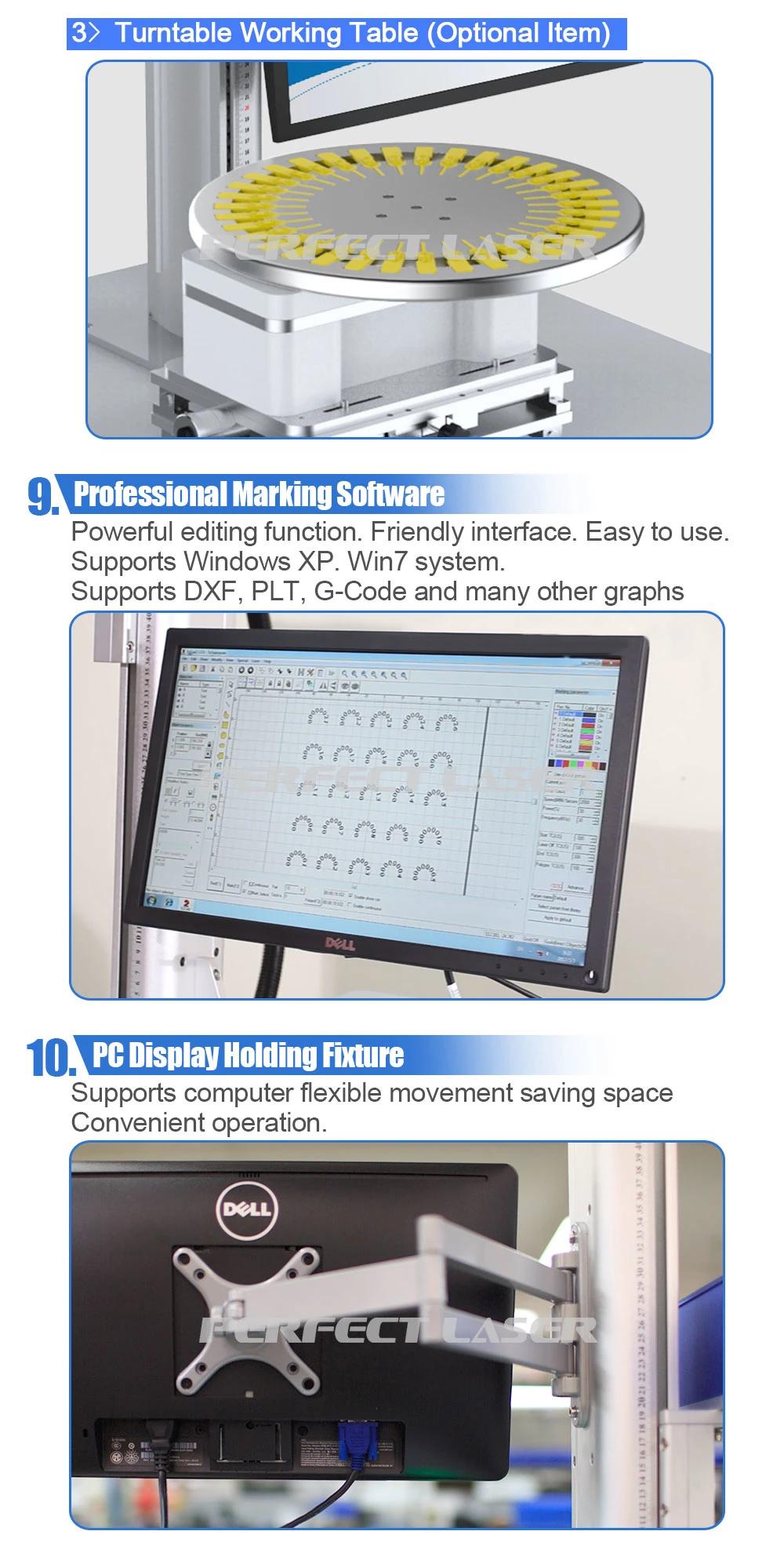 20W 30W Laser Marking Machine for Animal Dog Ear Tags