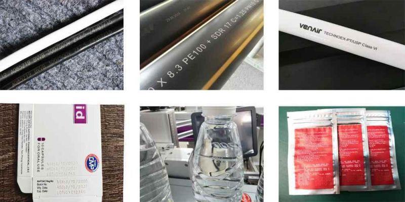 High Efficiency Cycjet CO2 Fly Laser Coding Machine for Cosmetic Box