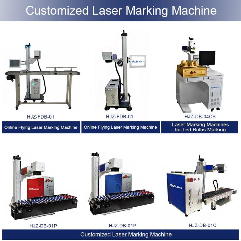 20W Stainless Steel Aluminum Laser Marking Machine with Enclosed Hood