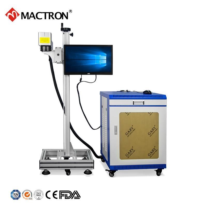 Wholesaler Customized Online Flying Type Fiber Laser Marking Machine for Metals Plastic