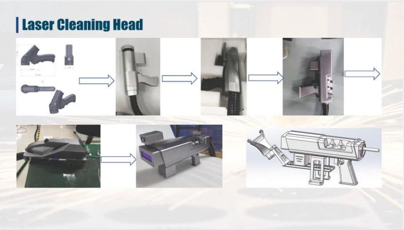Handheld Structure Laser Scanner Dust Rust Laser Cleaning Machine