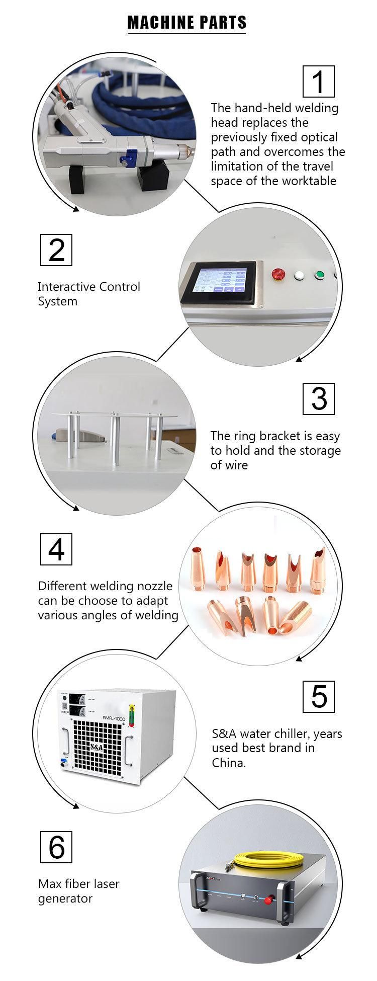 Configuration Upgrade Handle 3 in 1 Laser Welding Cutting Cleaning Machine Welding Aluminum Machine