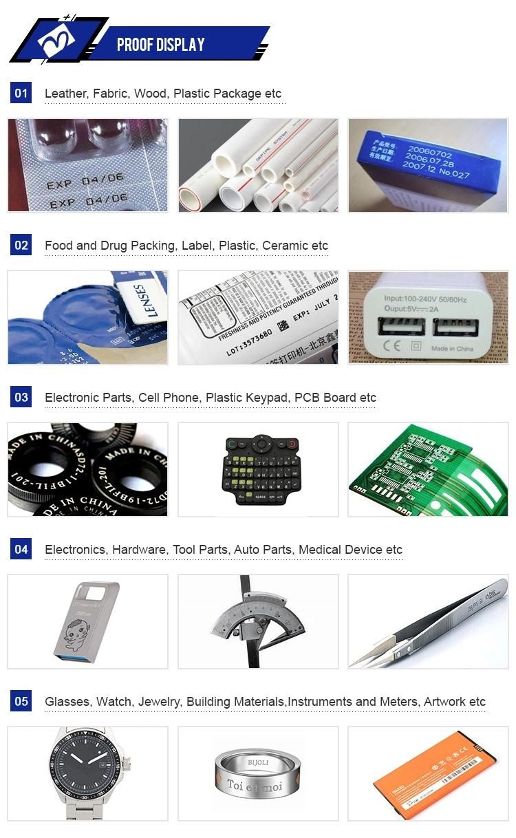 20W New Factory Price Metal Printer Fiber Laser Marker on Line