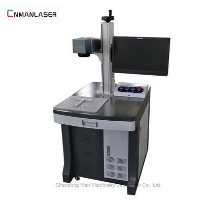 Air Cooling 20W Desktop Laser Marking Machine with LCD Screen
