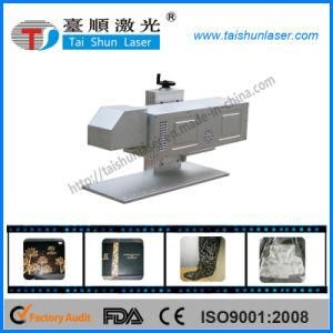 CO2 Laser Marking Machine on Fabric Leather Wood