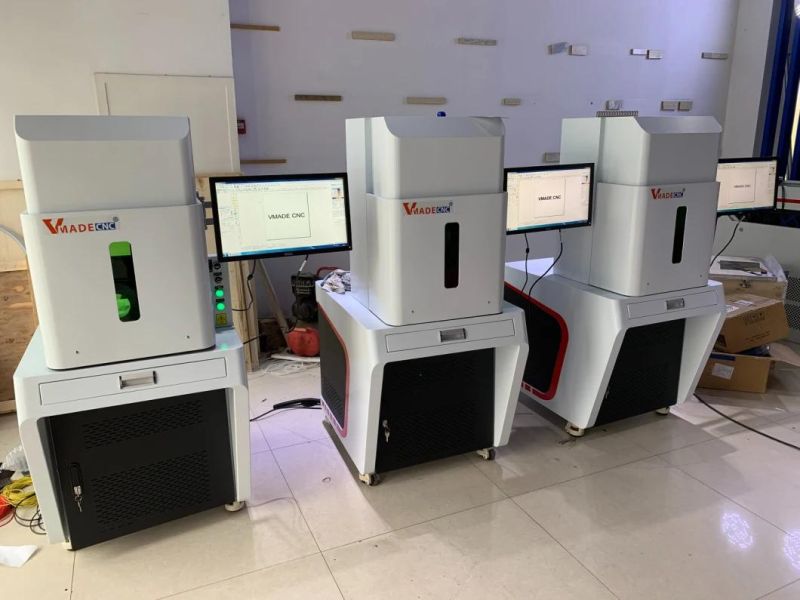 China Supplier Cheap Price High Speed Small Size Fiber Laser Marking Machine 3D Printing Logo Printing Machine