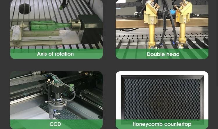 100W CNC CO2 Laser Cutting and Engraving Machine 6090 1390 Laser Cutting Machine for MDF Rubber Wood Crystal Acrylic