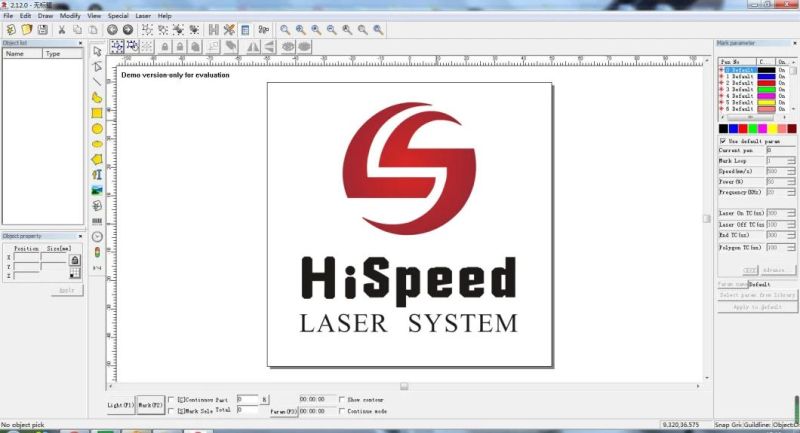 Ultrahigh Accuracy and Fineness Air Cooling Laser Logo Marking Equipment