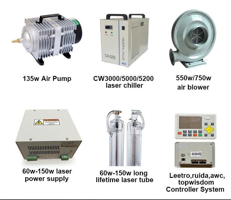Laser Cutting Machines 1600*1000 150W CO2 Laser Engraving and Cutting Machine