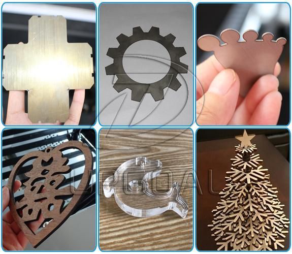 4*8 Feet Stainless Steel Wood Acrylic CO2 Laser Cutting Machine with Live Focusing System