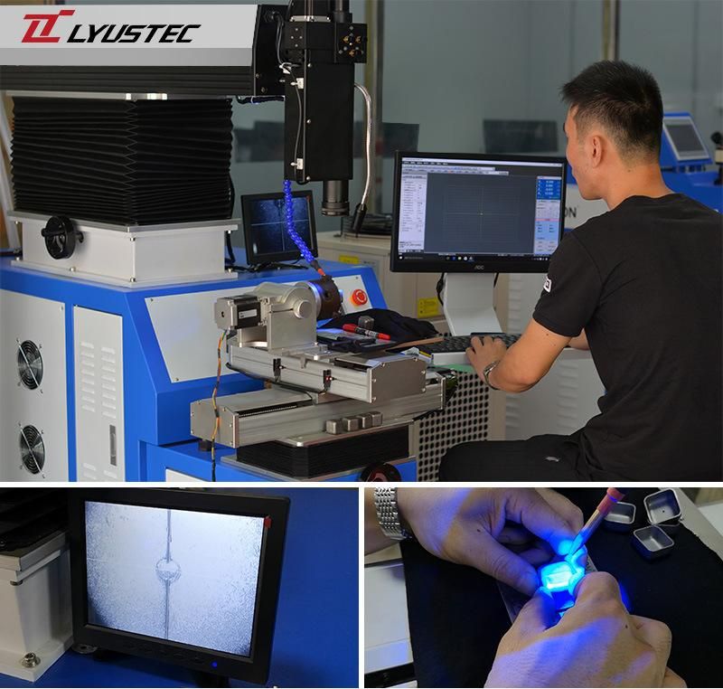 Four Axis Automatic Metal Laser Welding Machine with Rotary Device