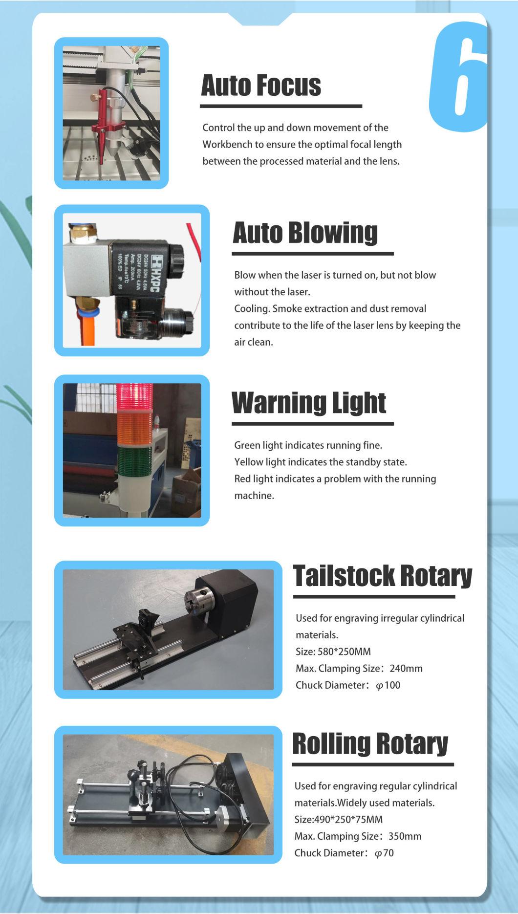 CO2 Laser Cutting and Engraving Machine Model 5070 40W 4060